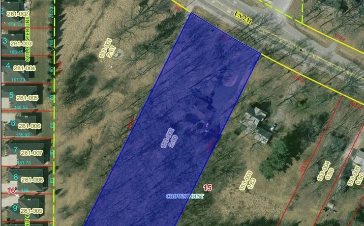 Pictures of Land property located at 107 E. State Road 231, Crown Point, IN 46307 for sales - image #1