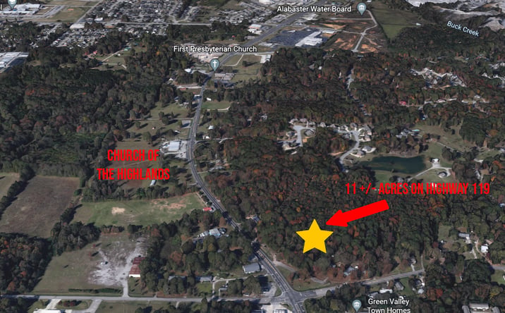 Pictures of Land property located at AL-119, Alabaster, AL 35007 for sales - image #1