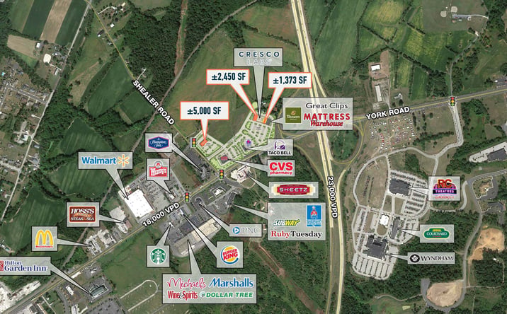 Pictures of Land property located at Route 15 & Route 30 (York Road), Gettysburg, PA 80229 for sales - image #1