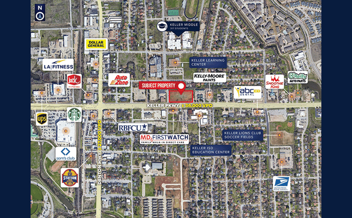 Pictures of Land property located at 301 Keller Pkwy, Keller, TX 76248 for sales - image #1