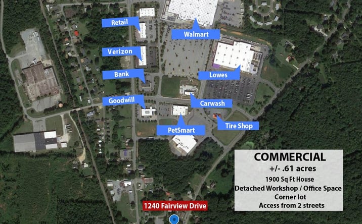Pictures of Retail property located at 1240 Fairview Dr, Lexington, NC 27292 for sales - image #1