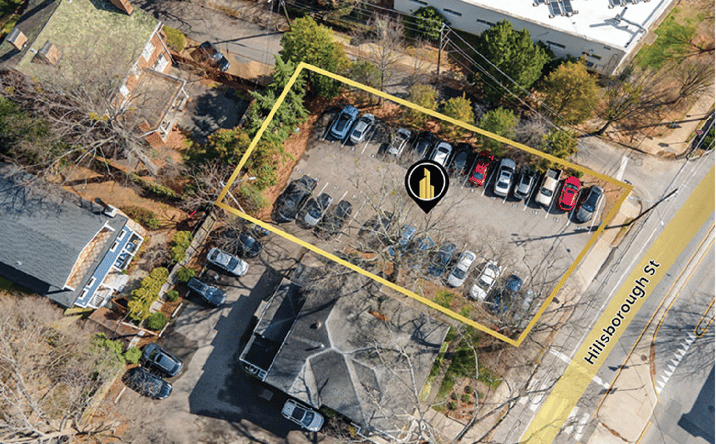 Pictures of Land property located at 1302 Hillsborough Street, Raleigh, NC 27605, 105 E Park Drive, Raleigh, NC 27605 for sales - image #1