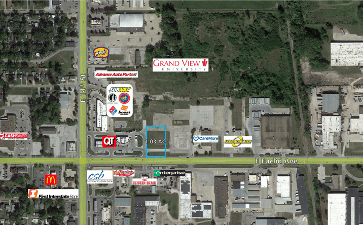 Pictures of Land property located at 1500 E Euclid Ave, Des Moines, IA 50313 for sales - image #1
