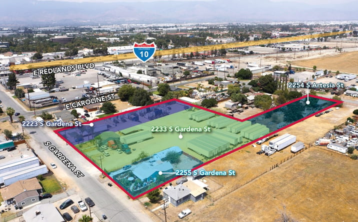Pictures of Land property located at 2223/2233/2255 S GARDENA ST, San Bernardino, CA 92408 for sales - image #1