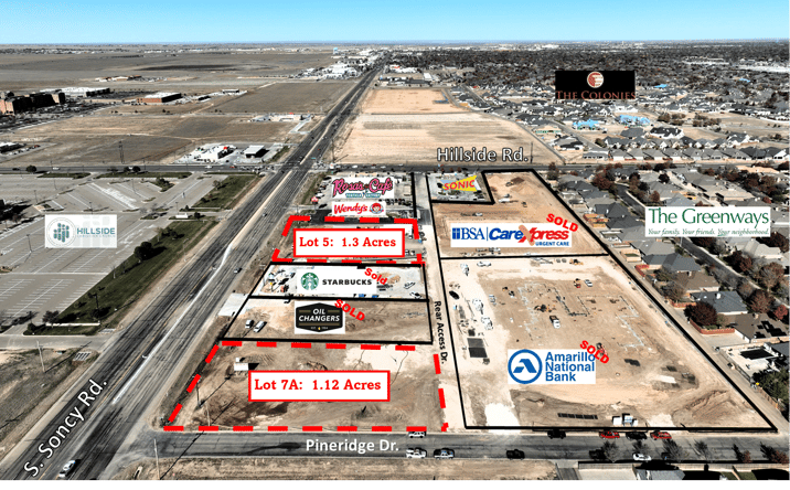 Pictures of Land property located at Se Corner of Soncy & Hillside, Amarillo, TX 79119 for sales - image #1