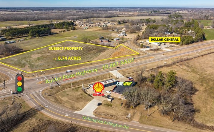 Pictures of Land property located at Millington Arlington Rd, Millington, TN 38053 for sales - image #1
