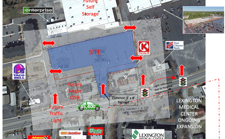 Pictures of Retail property located at 750 W Main St, Lexington, SC 29072 for sales - image #1