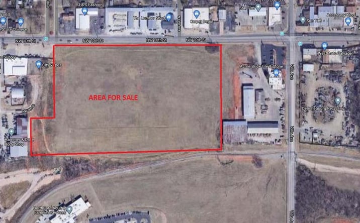 Pictures of Land property located at 2500 NW 10th St, Oklahoma City, OK 73107 for sales - image #1