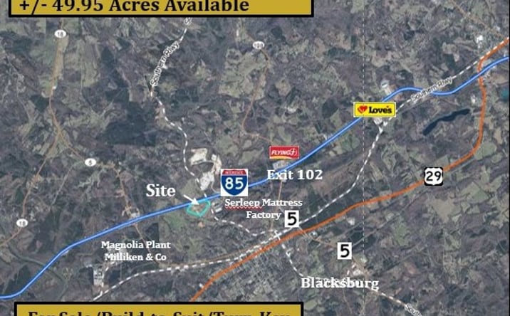 Pictures of Industrial property located at Henson Rd, Blacksburg, SC 29702 for sales - image #1