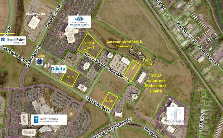 Pictures of Land, Retail property located at Gateway Office Corridor, Murfreesboro, TN 37129 for sales - image #1