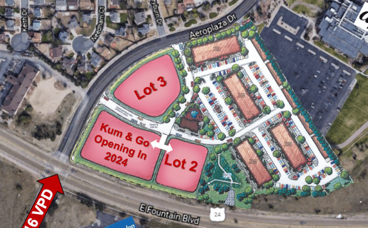 Pictures of Land property located at NEC Fountain Blvd & Aeroplaza Dr, Colorado Springs, CO 80916 for sales - image #1