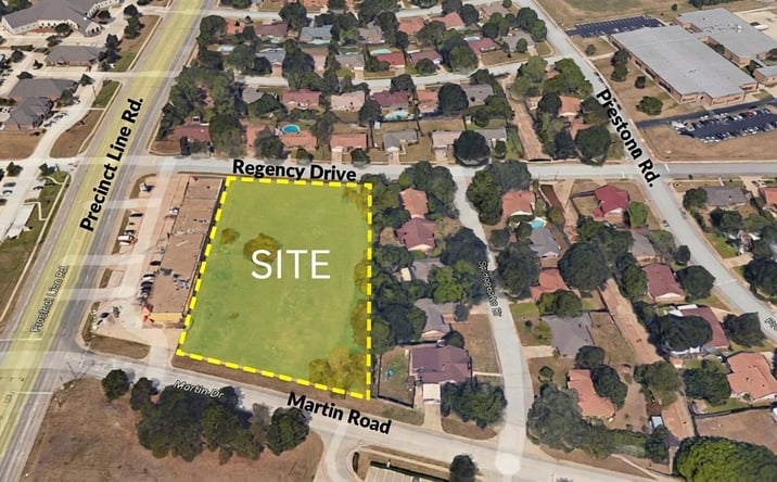 Pictures of Land property located at 740 Martin Rd, Hurst, TX 76054 for sales - image #1