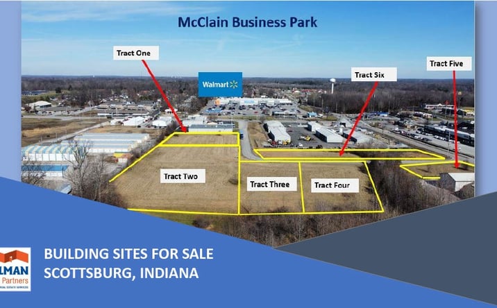 Pictures of Land property located at West McClain Avenue Tract 3, Scottsburg, Indiana, Scottsburg, IN 47170 for sales - image #1