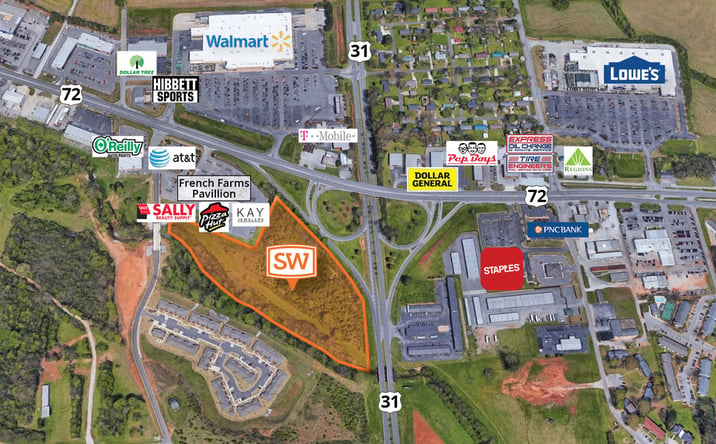 Pictures of Land property located at French Farms Blvd, Athens, AL 35611 for sales - image #1