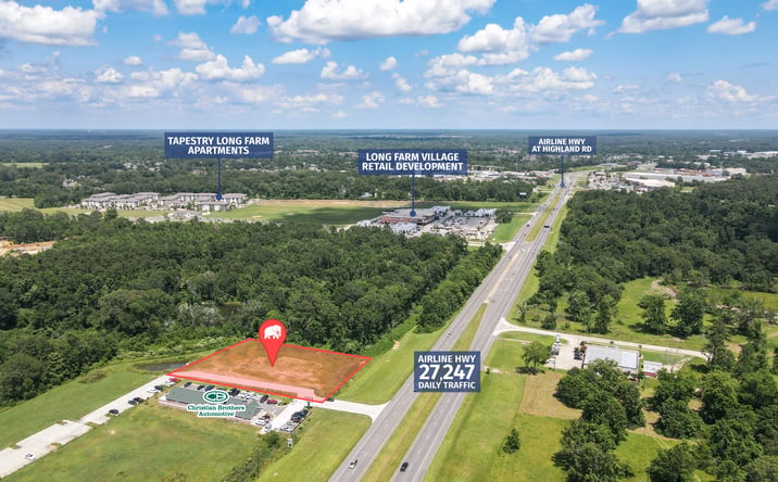 Pictures of Land, Retail property located at 14477 Airline Hwy, Baton Rouge, LA 70817 for sales - image #1