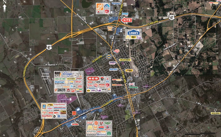 Pictures of Land property located at 2230 N Main St, Cleburne, TX 76033 for sales - image #1