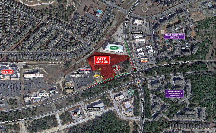 Pictures of Land property located at NWQ Alamo Ranch Pkwy & Lone Star Pkwy, San Antonio, TX 78253 for sales - image #1