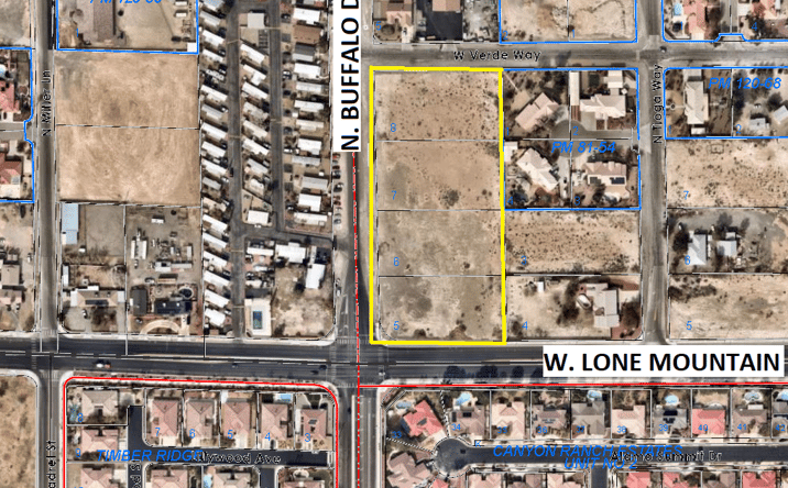 Pictures of Land property located at 4820 North Buffalo Drive, Las Vegas, NV 89149 for sales - image #1