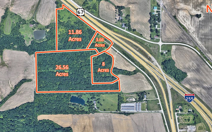 Pictures of Land property located at 7308 Godfrey Rd, Godfrey, IL 62035 for sales - image #1
