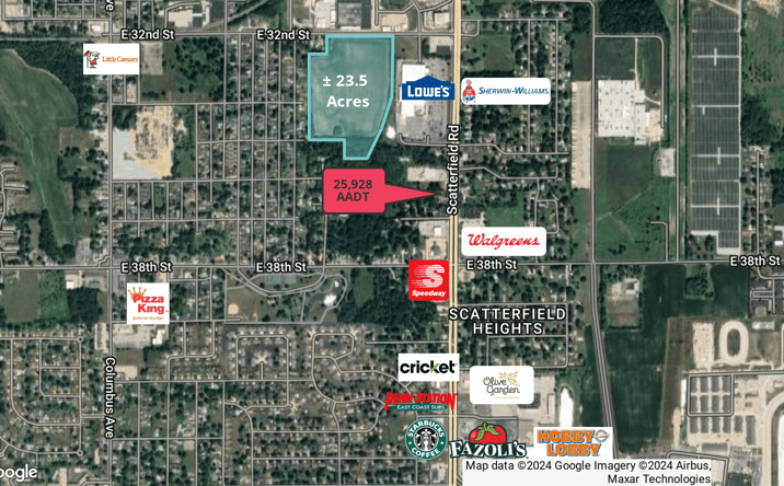 Pictures of Land property located at 0 E. 32nd St., Anderson, IN 46012 for sales - image #1