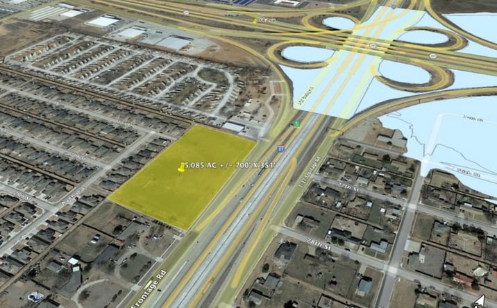 Pictures of Land property located at I-27 Frontage Rd, Lubbock, TX 79403 for sales - image #1