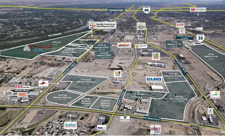 Pictures of Land property located at I-25 and Rio Bravo, Albuquerque, NM 87105 for sales - image #1