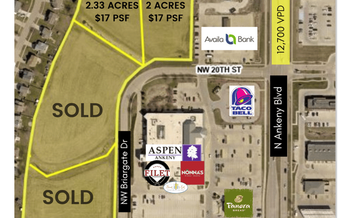 Pictures of Land property located at N Ankeny Blvd & NW 18th St, Ankeny, IA 50023 for sales - image #1
