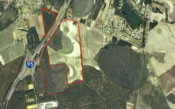 Pictures of Land property located at Oakland Rd, St Pauls, NC 28384 for sales - image #1