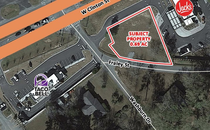 Pictures of Land property located at 211 W Clinton St, Gray, GA 31032 for sales - image #1