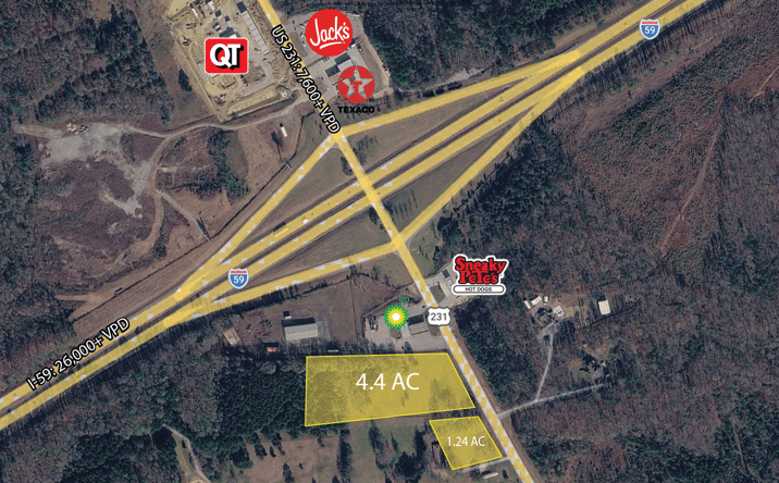 Pictures of Land property located at 300 Stracner Rd, Ashville, AL 35953 for sales - image #1