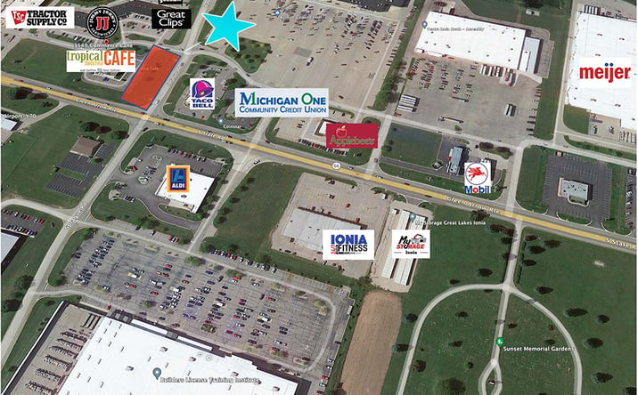 Pictures of Land property located at 3153 Commerce Lane, Ionia, MI 48846 for sales - image #1