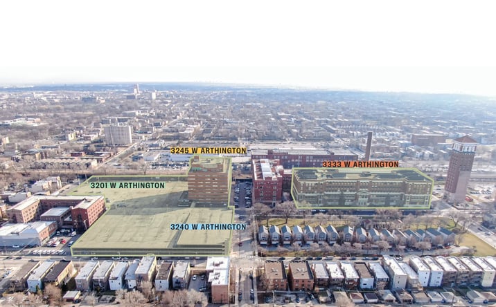Pictures of Hospitality, Industrial, Mixed Use, Multifamily, Office property located at 3201 W Arthington St, Chicago, IL 60624 for sales - image #1