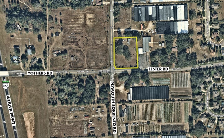 Pictures of Land property located at Plymouth Sorrento Road and Lester  Road in Apopka, Apopka, FL 32712 for sales - image #1