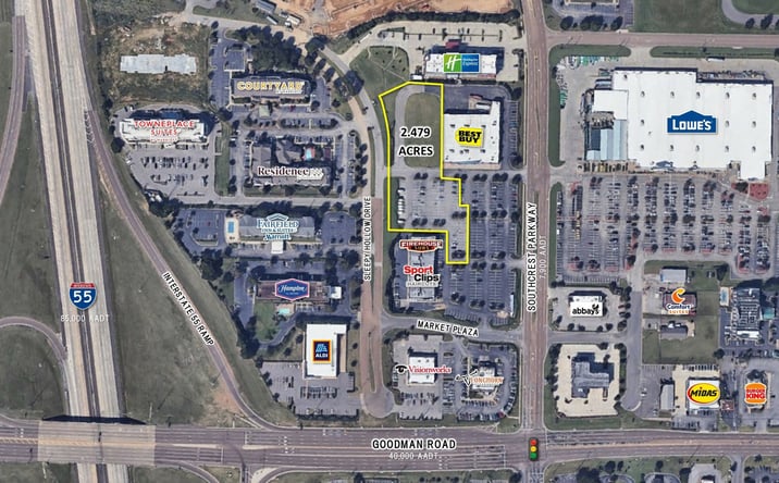 Pictures of Land property located at 304 Market Plaza, Southaven, MS 38671 for sales - image #1