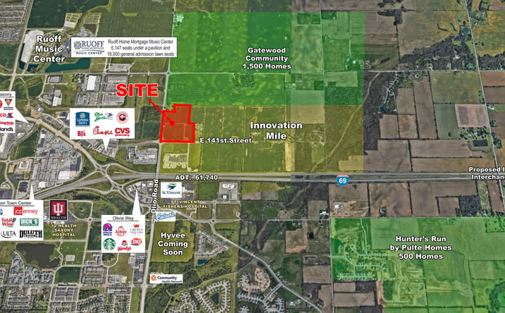 Pictures of Land property located at 141st St & Olio Rd, Noblesville, IN 46060 for sales - image #1