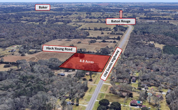Pictures of Land property located at Old Scenic Hwy & Heck Young Road, Zachary, LA 70791 for sales - image #1