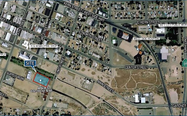Pictures of Land property located at Supply Row & 2nd Street, Taft, CA 93268 for sales - image #1