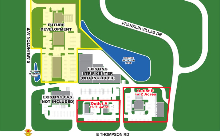 Pictures of Land, Retail property located at 6120 E Thompson Rd, Indianapolis, IN 46237 for sales - image #1