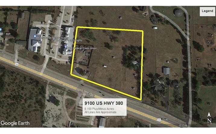 Pictures of Land property located at 9100 US Highway 380, Cross Roads, TX 76227 for sales - image #1