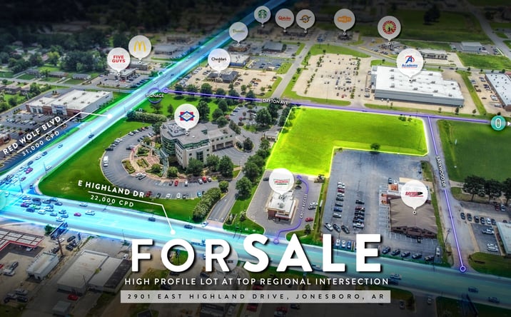 Pictures of Land property located at 2901 E Highland Dr, Jonesboro, AR 72401 for sales - image #1