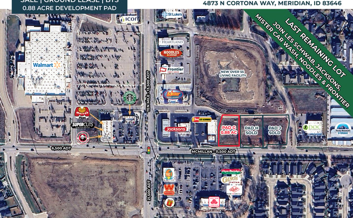 Pictures of Land property located at 4873 N Cortona Way, Meridian, ID 83646 for sales - image #1