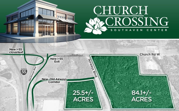 Pictures of Retail, Office, Land property located at Church Road, Southaven, MS 38651 for sales - image #1