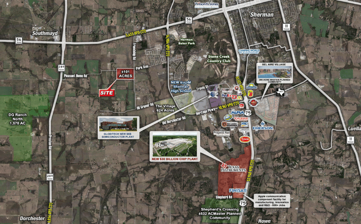 Pictures of Land property located at 2300 Friendship Rd, Sherman, TX 75092 for sales - image #1