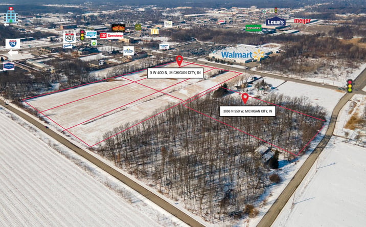 Pictures of Land property located at 3886 N 950 W, Michigan City, IN 46360 for sales - image #1