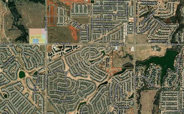 Pictures of Land property located at NW 192nd & N. May Ave, Edmond, OK 73012 for sales - image #1