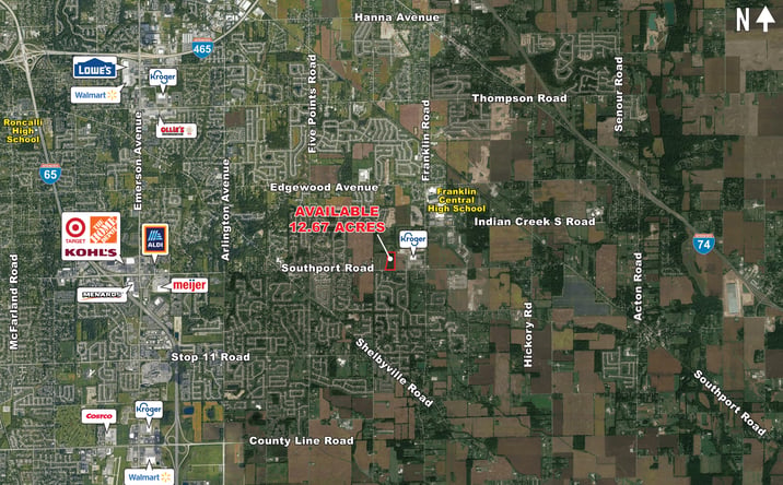 Pictures of Retail, Land property located at 7916 E Southport Rd, Indianapolis, IN 46259 for sales - image #1
