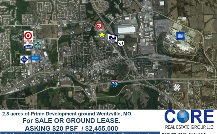 Pictures of Land property located at 0 Wentzville Pkwy, Wentzville, MO 63385 for sales - image #1