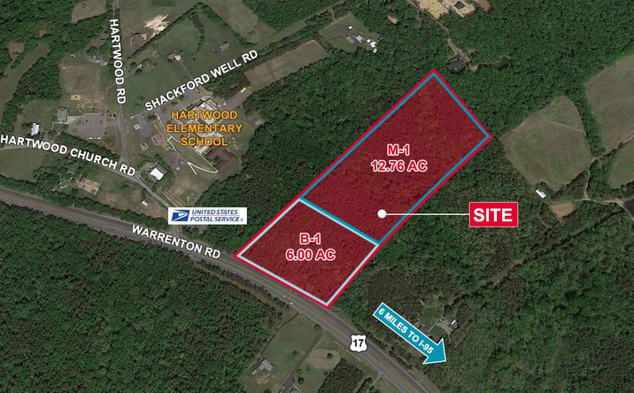 Pictures of Land property located at 1896 Warrenton Rd, Fredericksburg, VA 22406 for sales - image #1