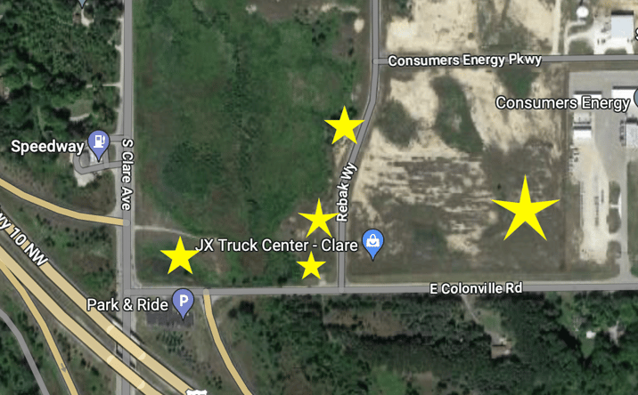 Pictures of Land property located at 9911 S Clare Ave, Clare, MI 48617 for sales - image #1