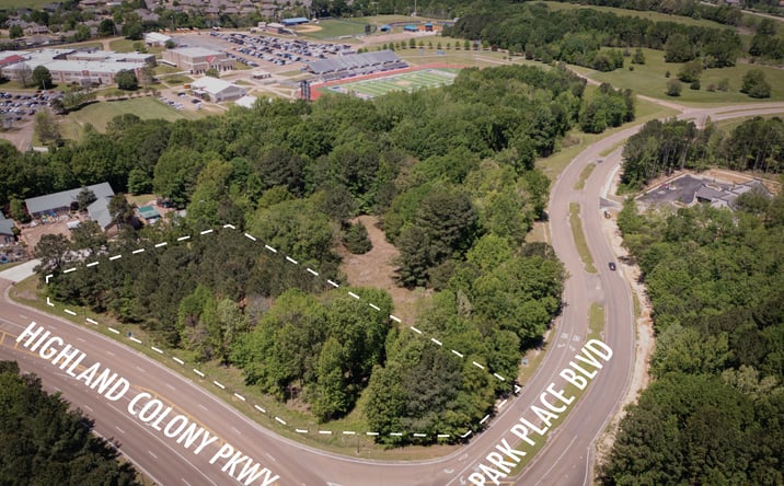 Pictures of Land property located at Highland Colony Parkway & Park Place, Madison, MS 39110 for sales - image #1